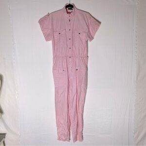 Vintage California Sportgems Short Sleeve Snap Front Jumpsuit M